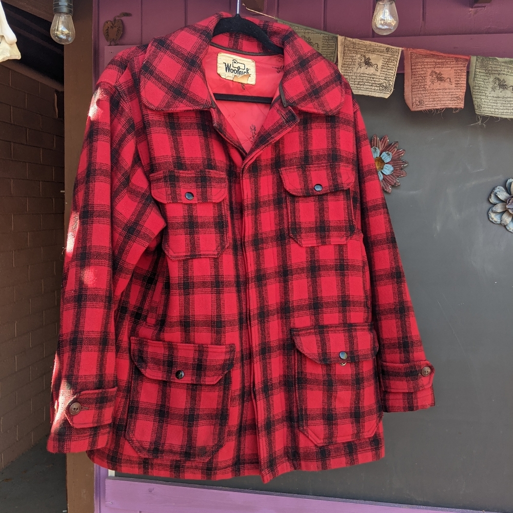 Vintage mens late 1960's Woolrich Hunt coat